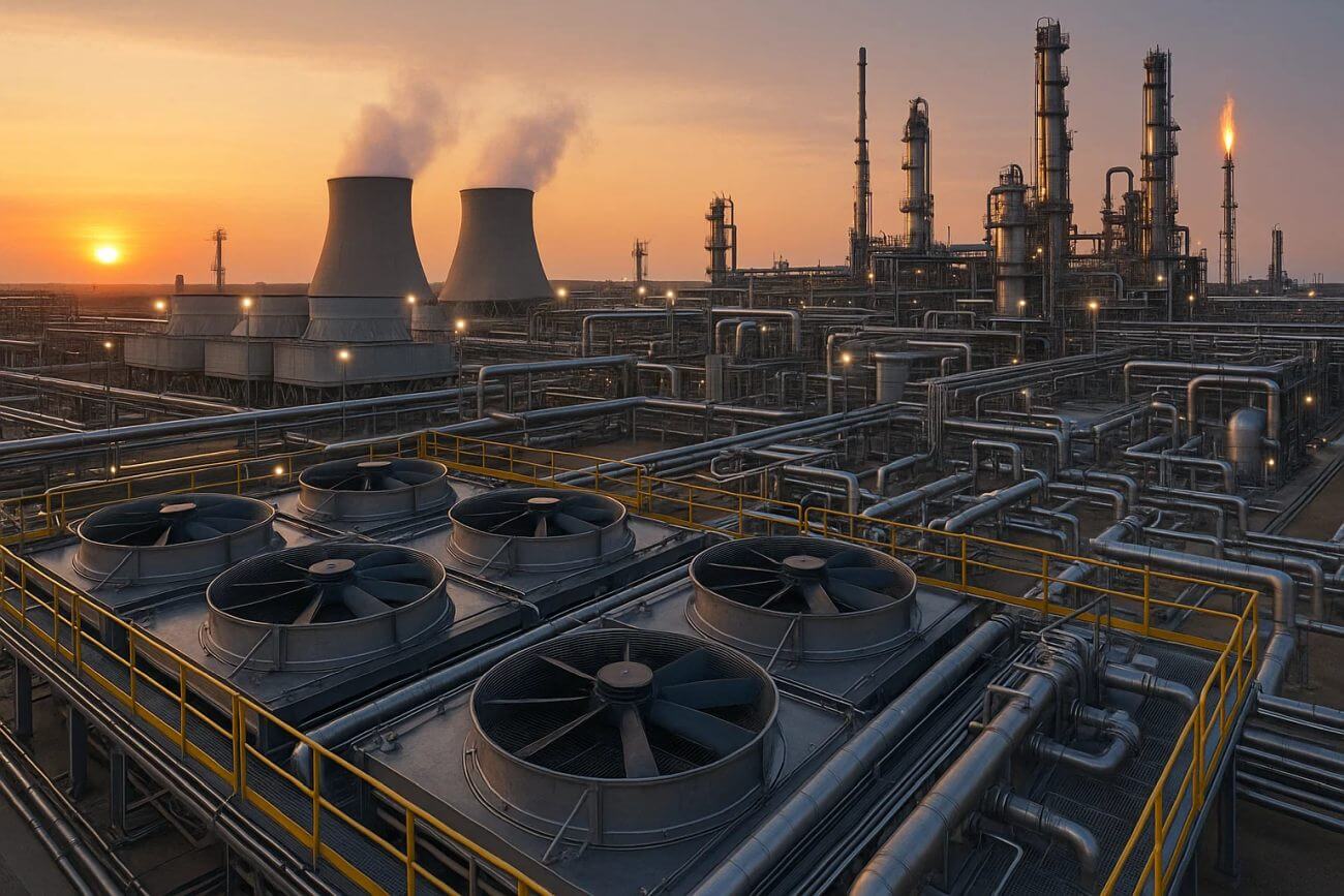 Охлаждение на нефтеперерабатывающих заводах