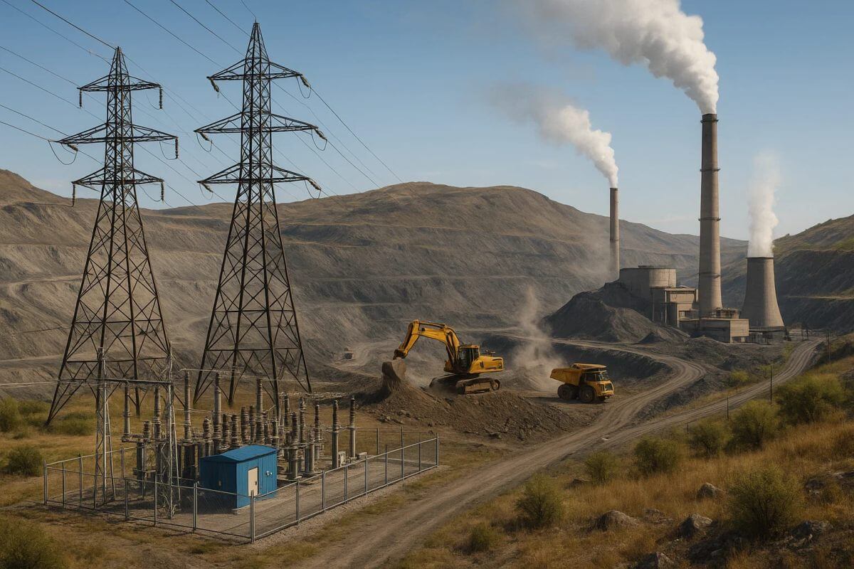 Энергоснабжение горнодобывающей промышленности и предприятий